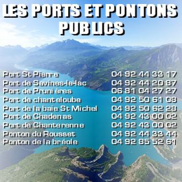 PORTS ET PONTONS PUBLICS